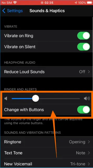 Change Sound Setting Iphone