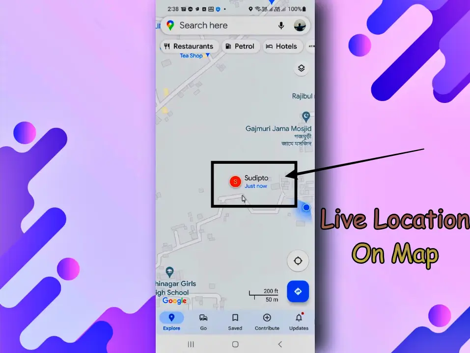 Live Location Track On Google Map GPS