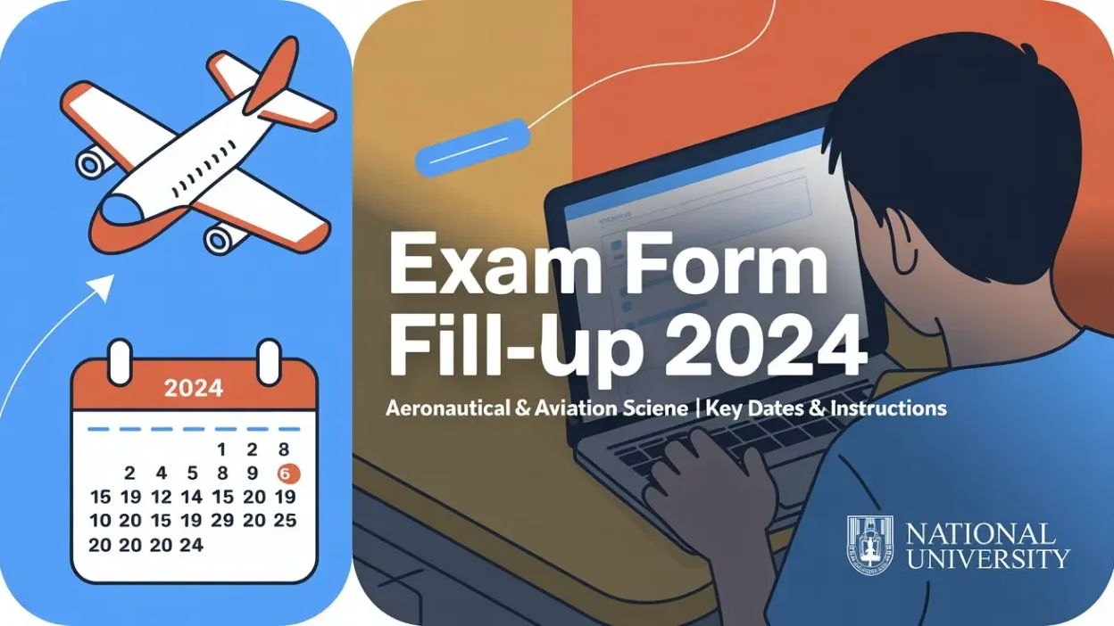 B.Sc. Aeronautical & Aviation Science Exam Form Fill-Up 2024