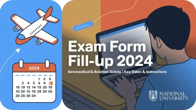 B.Sc. Aeronautical & Aviation Science Exam Form Fill-Up 2024